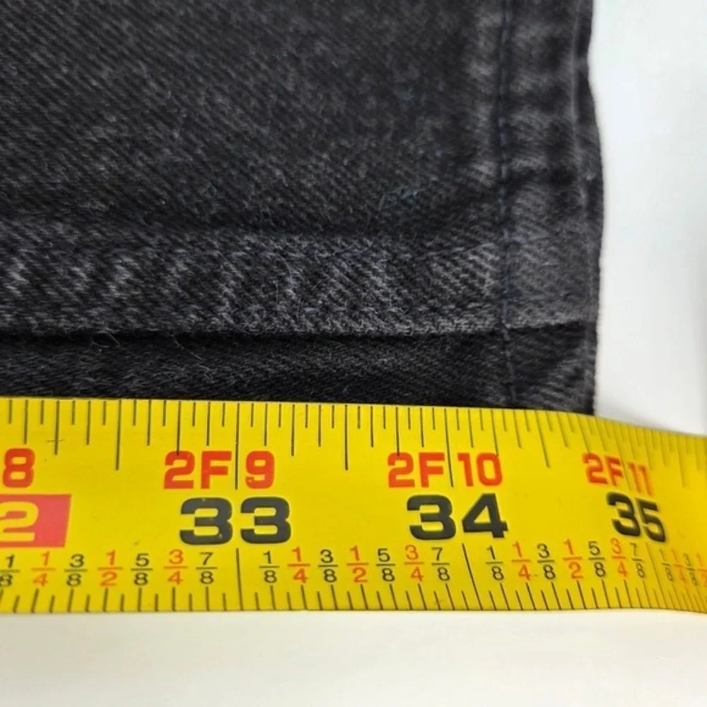 Vintage Levi's 560 Jeans‎ Mens 34x34 Loose Fit Tapered Black USA Orange Tab NWOT
